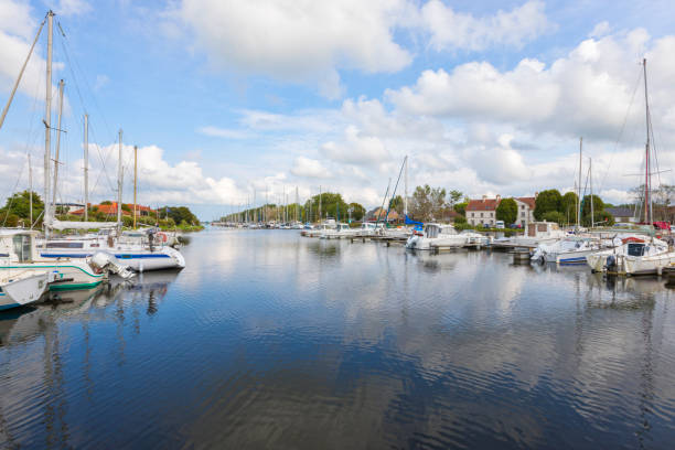 istock Marina at Carentan, Normandy, France 2185733662