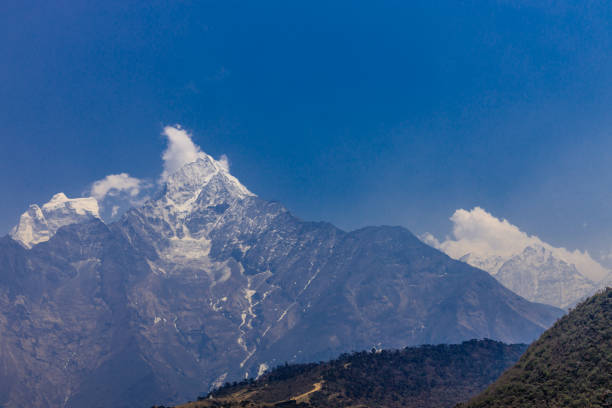 Greater Himalaya mountain peaks and glaciers, en route Manali to Leh, Himachal Pradesh