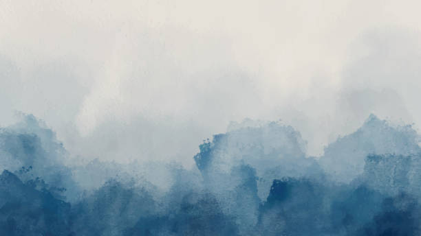 istock Abstract horizontal watercolor background. Hand drawn vector texture. Brush stroked painting pastel color watercolour 2185750798