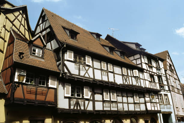 istock Colmar, Alsace, France: typical half-timbered houses 2185751989