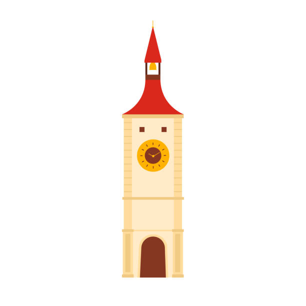 Tall clock tower featuring an intricate clock face and a pointed roof, representing Swiss craftsmanship and heritage.