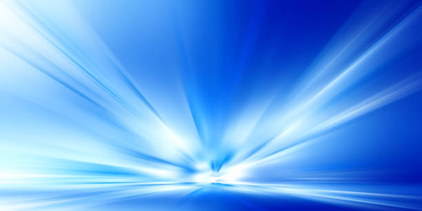 istock Blue spectrum lights tech black party club neon lights abstract wave technology background, white background 2185763355