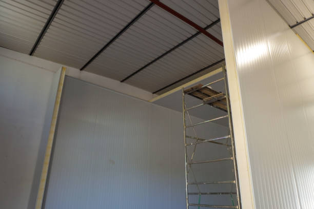 istock House made of panels with foam plastic insulation. Modern construction technologies. High energy efficiency 2185764867