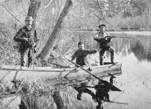 istock Antique image of Worcester and surroundings, Massachusetts: Hunting 2185766470