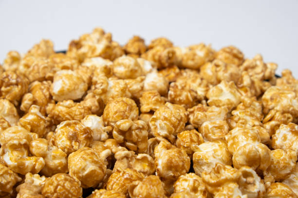 istock Sweet caramelized popcorn close up 2185766665