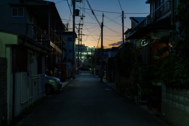 istock Material from the alleyways at night. 2185767106
