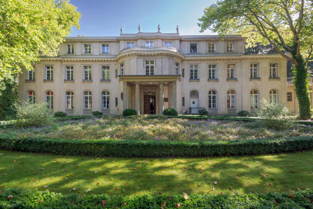 Berlin, Germany - September 17, 2014: The Wannsee House. The villa was used by senior members of the Nazi party as a conference center and now serves as a museum.