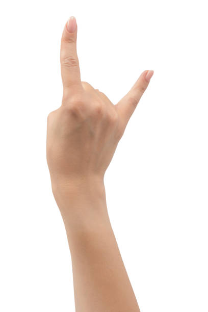 istock Woman hands with nude manicure isolated on a white background. 2185773697