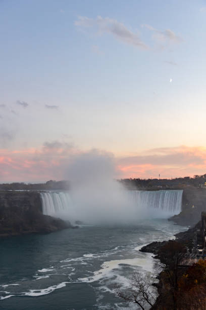 Misty Niagara Falls Canada on a Summer Day