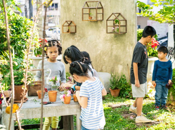 istock student and friends learning in the school, Primary Education 2185776138