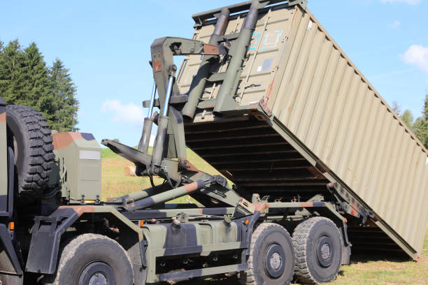 istock Army military container that is placed in the field during training operations 2185779769