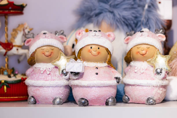 Funny christmas decoration dolls for design purpose