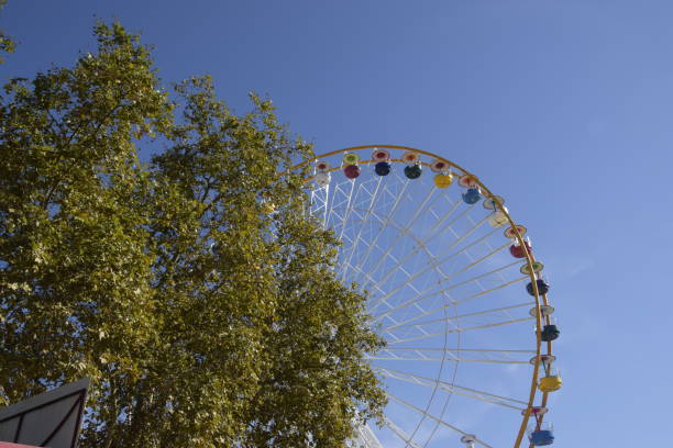 istock Ferris wheel at a funfair 2185781203