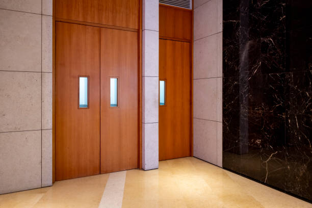 istock Wooden doors in corridors and passages 2185782133