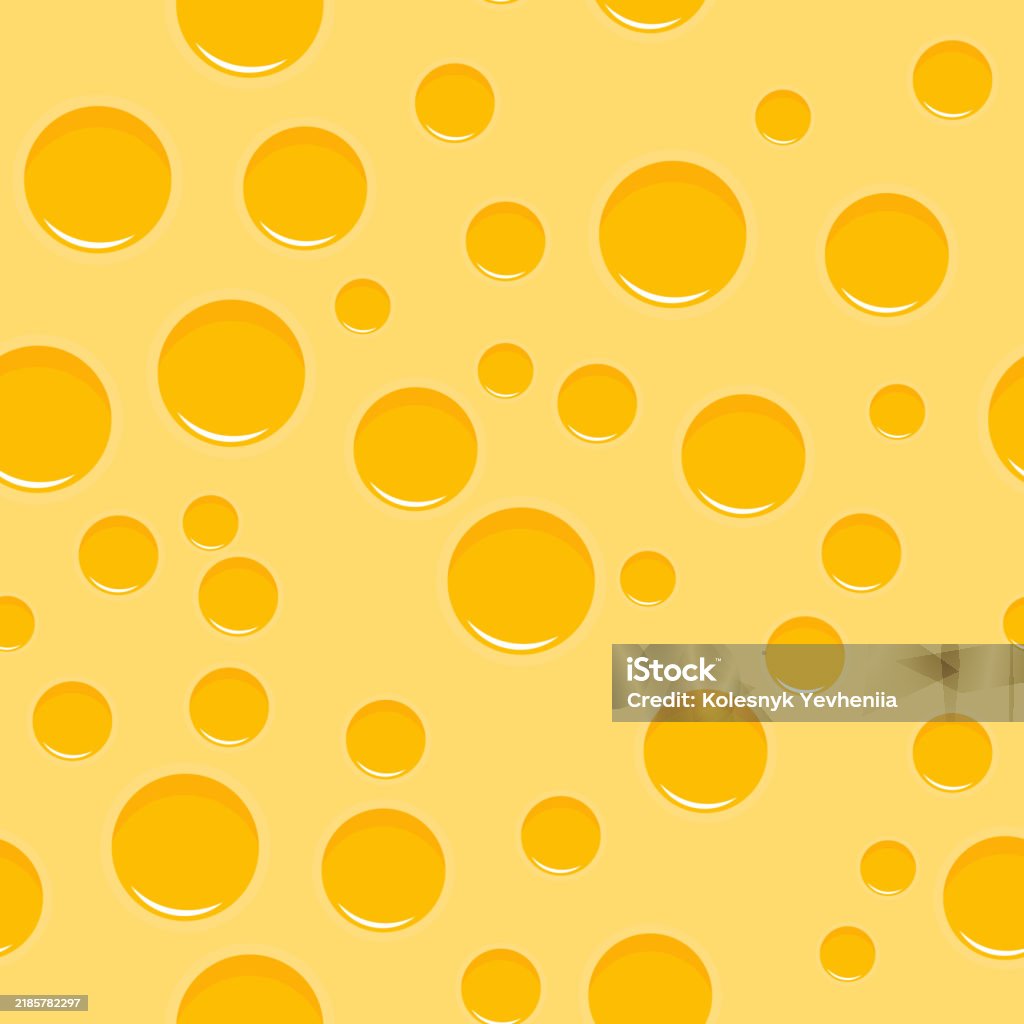 Yellow Cheese Pattern Cheese Pattern Stock Illustration - Download Image Now - Abstract ...