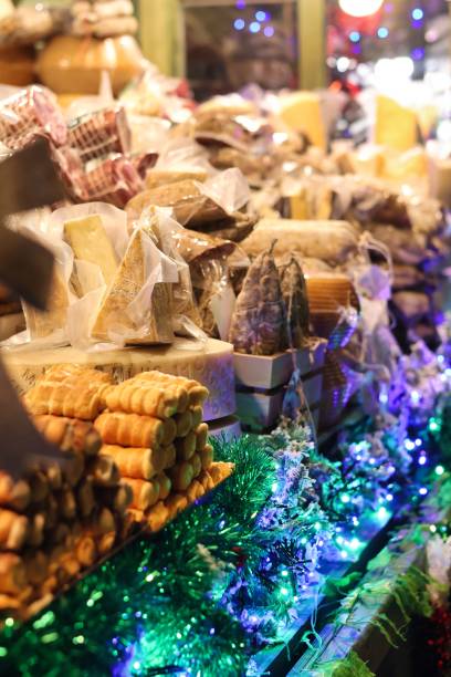istock Christmas treats; Different types of cheese 2185782986