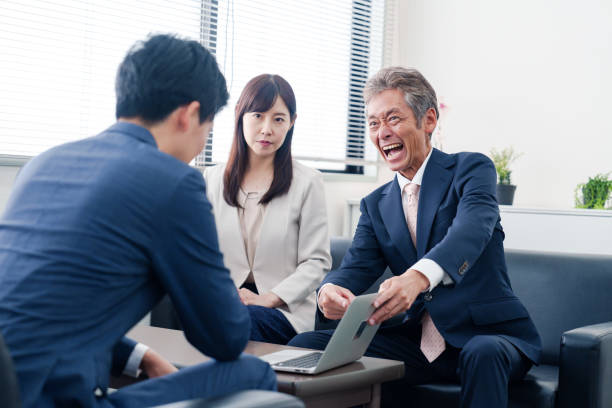 istock Male businessman disciplined for misconduct 2185787844
