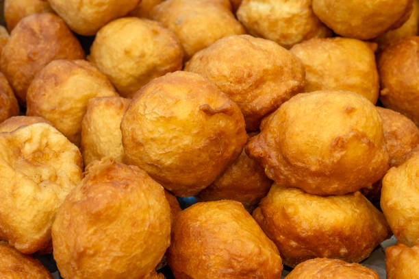 istock Close Up Of Deep-Fried Dough Ball 2185790601