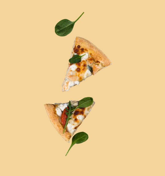 istock Artfully plated vegetarian pizza slices 2185791555