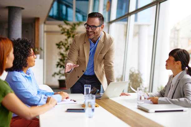 istock Diverse Team in a Business Meeting at Modern Office 2185791997