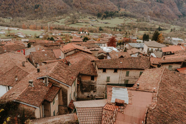 istock roofs of the village 2185793068