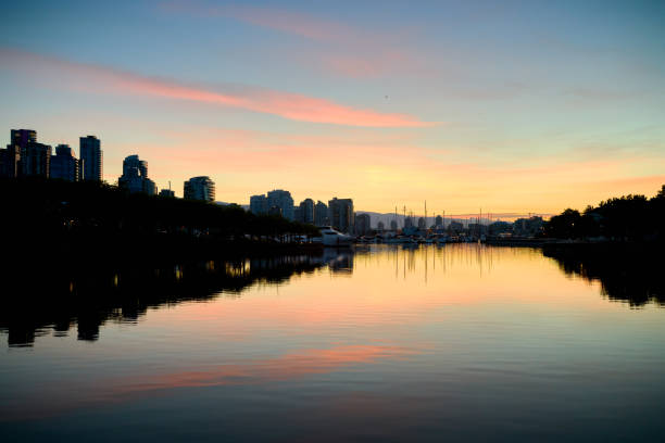 istock Yaletown Skyline Twilight Sunrise Vancouver 2185795111