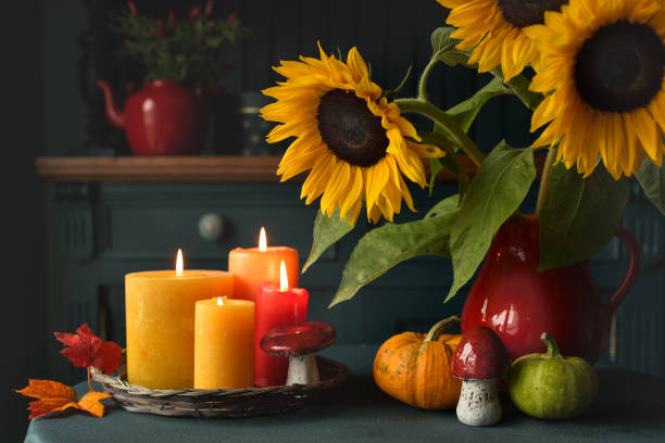 istock Autumn Thanksgiving decor at home 2185803235