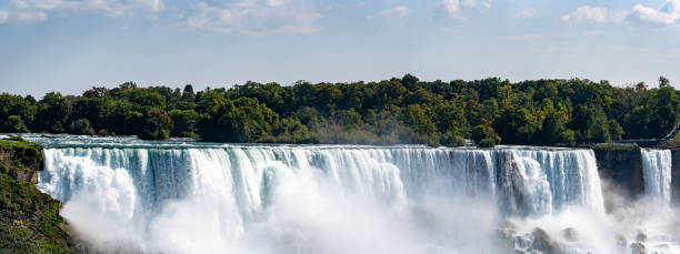istock Panoramic view of Niagara Falls from the Canadian side. 2185803842