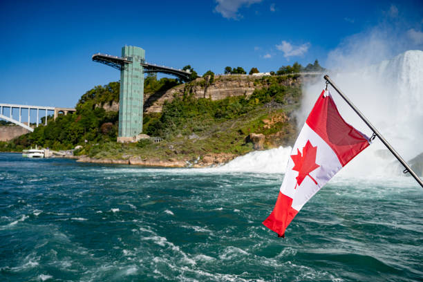 Niagara Falls, Horseshoe Falls, Ontario, Canada.
