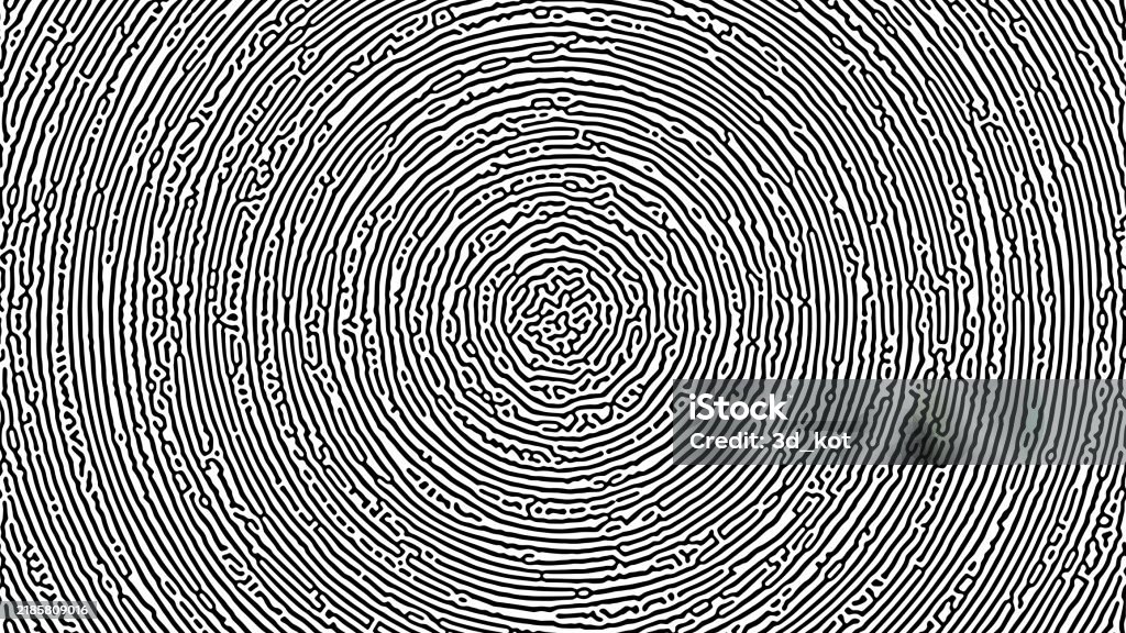 Abstract Reaction Diffusion Pattern Print With Organic Structure ...