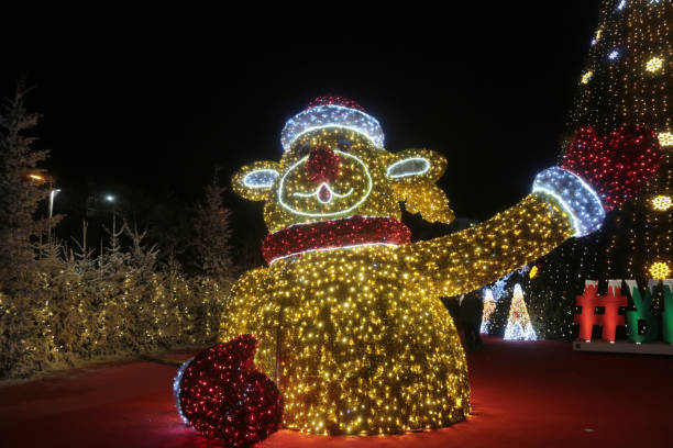 istock christmas pictures with lights presents 2185812032