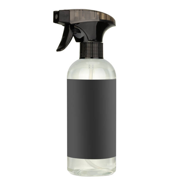 istock Black Spray Bottle with Dark Label 2185821244