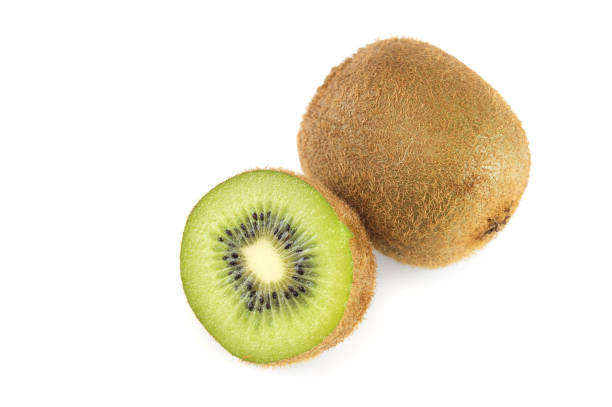 istock fresh cut kiwi fruit isolated on white background 2185823578