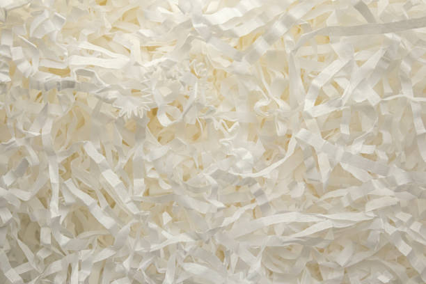 istock Eco friendly white paper wrap for product packaging parcel carton box 2185824970