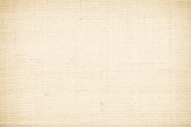 istock Brown sackcloth woven texture background in natural pattern. Jute hessian burlap, linen background in light beige cream color blank. Weaving canvas fiber line cotton cloth textured as organic. 2185825233