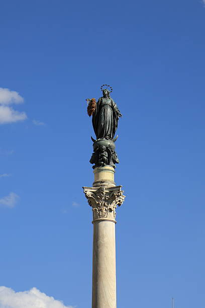istock Column of the Immaculate Conception in Rome 2185827819