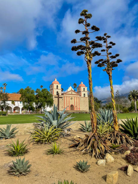 istock Mission Santa Barbara in California 2185828881