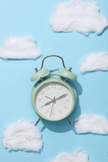 istock Concept of sleep and wake up with alarm clock 2185833675