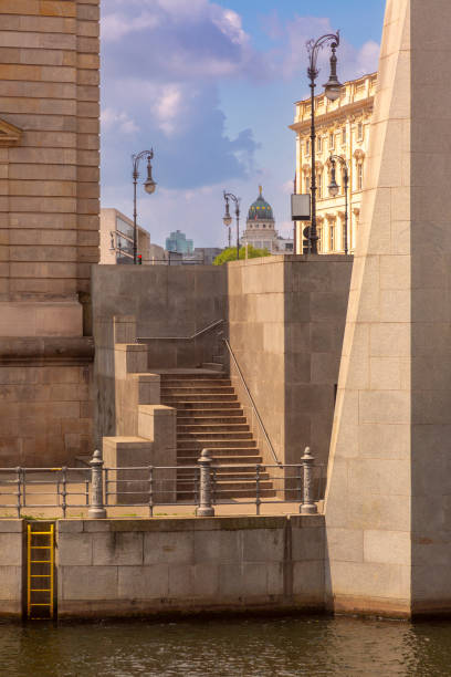 istock Stairway by the Spree River in Historic Berlin, Germany 2185839694