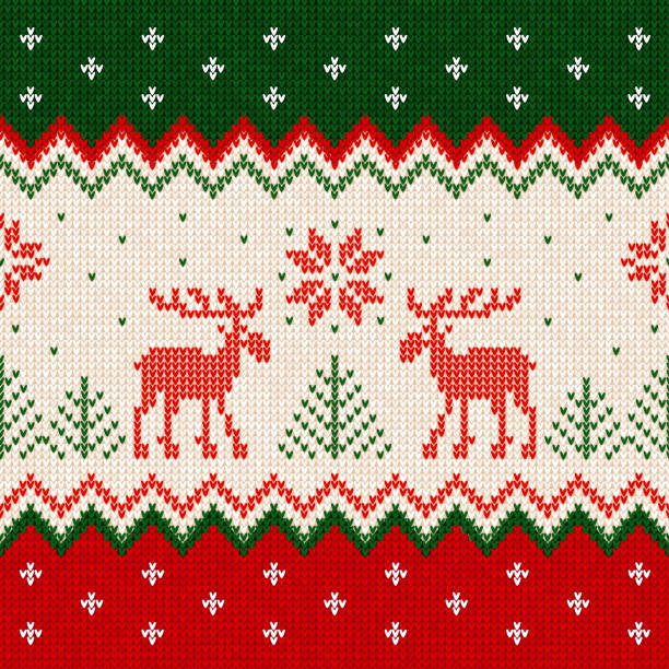 istock Merry Christmas and Happy New Year greeting card frame decoration scandinavian deer-01 2185840322