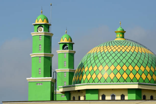 istock Beautiful mosque dome and minarets 2185841230