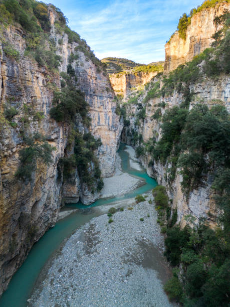 istock River Canyon from drone, Skrapar, Albania 2185842751