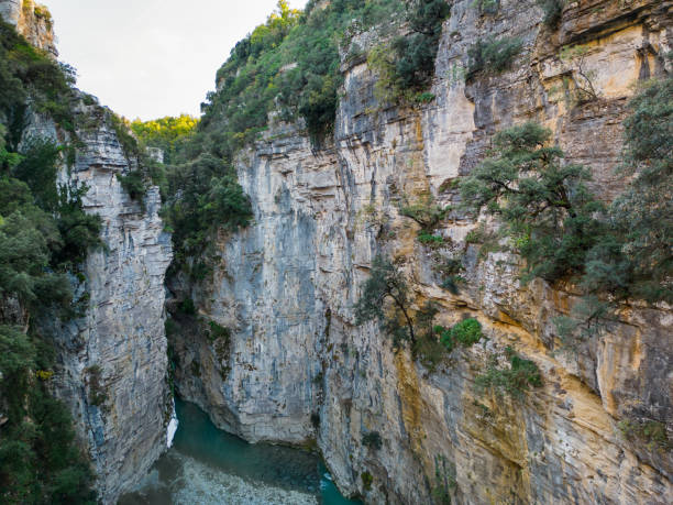 istock River Canyon from drone, Skrapar, Albania 2185842762