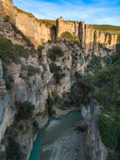 istock Osumi river Canyon from drone, Skrapar, Albania 2185842788