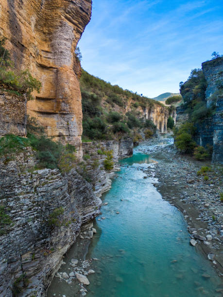 istock River Canyon from drone, Skrapar, Albania 2185842845