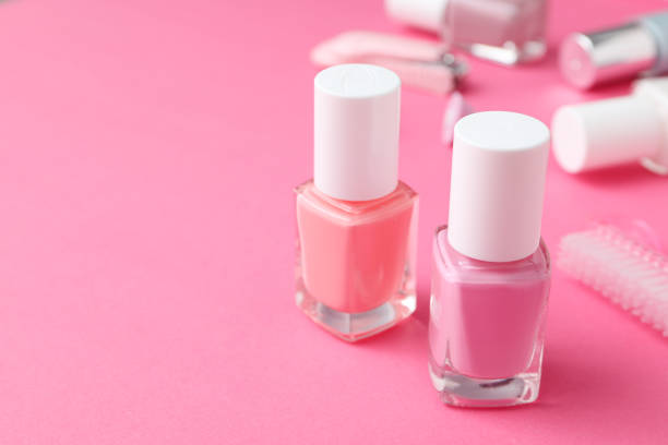 istock Concept of nail art, tools for pedicure and manicure 2185843345