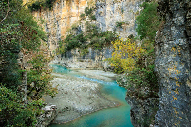 istock River Canyon from drone, Skrapar, Albania 2185843836