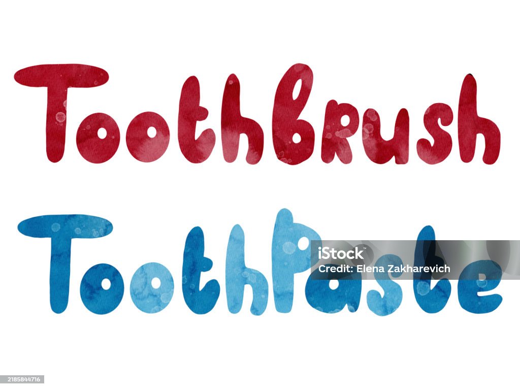 Toothpaste Theme A Creative And Engaging Toothbrush And Toothpaste Typography Design ...