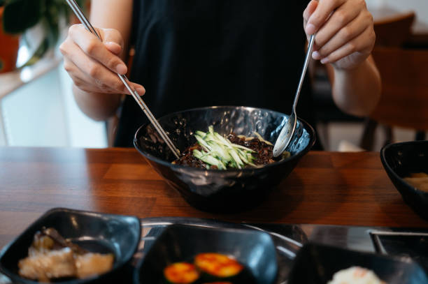 istock Korean tradition noodle with Black Bean Sauce, Jajangmyeon 2185853069