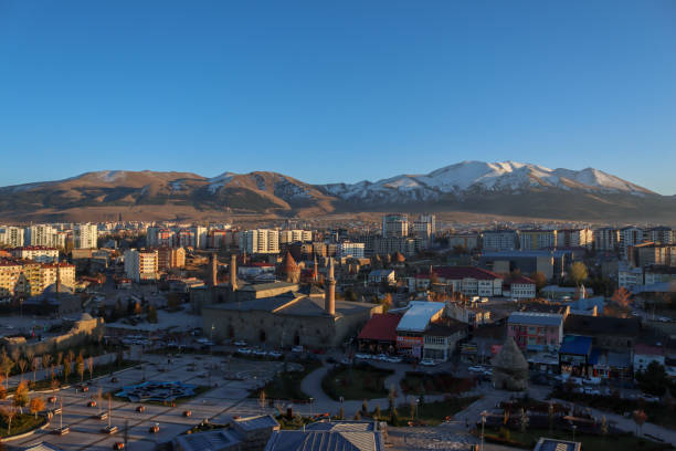 istock Erzurum historical site and mountain 2185855536